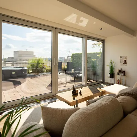 Penthouse Centrum S Dokonalym Vyhladom A Velkou Terasou *