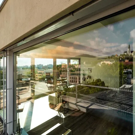 Penthouse Centrum S Dokonalym Vyhladom A Velkou Terasou Appartamento *