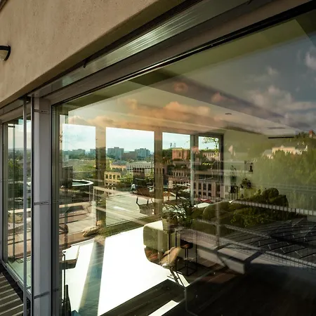 Penthouse Centrum S Dokonalym Vyhladom A Velkou Terasou Appartamento Nitra